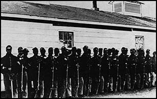Picture of Troops at Fort 
Lincoln